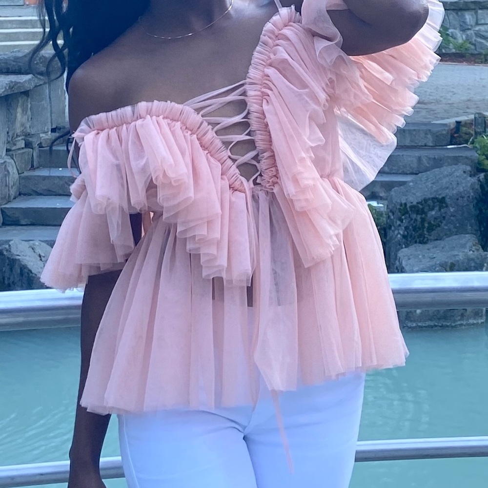 Pink ballet top